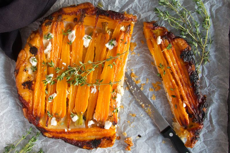 Tarte Tatin mit Möhren