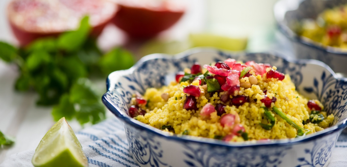 Couscous-Salat mit Granatapfel und Ras el Hanout | Rezept